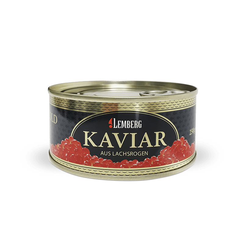 Kawior z ikry łososia gorbusza, ALASKA GOLD, 250g