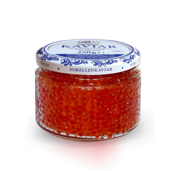 Kawior z ikry pstrąga łososiowego, 250 g